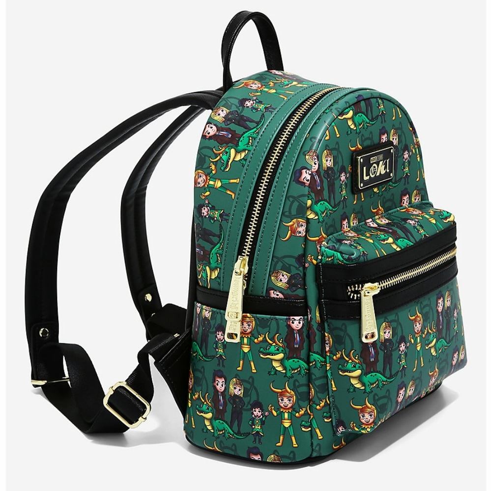 Loungefly Loki mini backpack - Picture 2 of 13